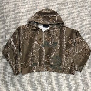 Abercrombie & Fitch Camouflage zip up Hoodie